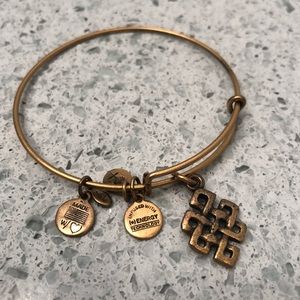 Alex and Ani Endless Knot Charm Bracelet